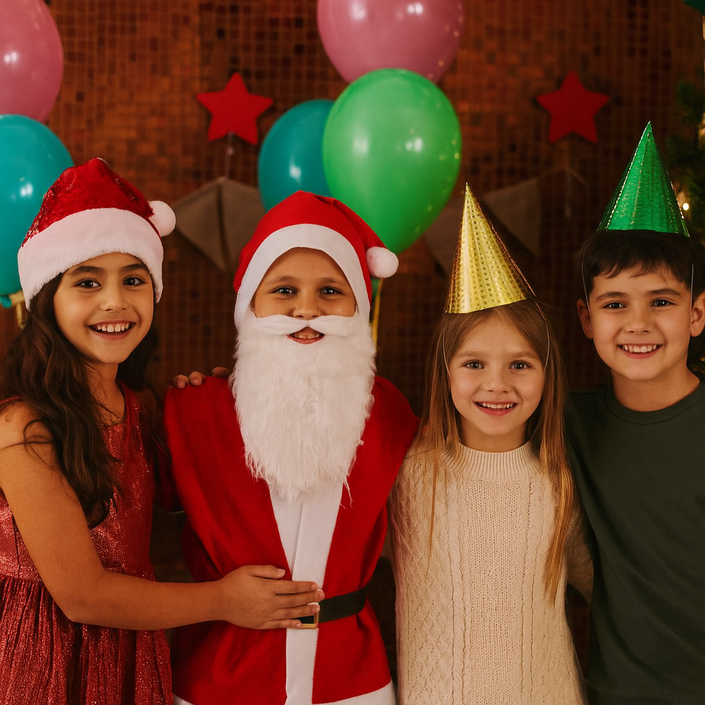 Child Santa Claus Fancy Dress Costume 10-12 Years Old