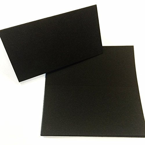 Pack Of 10 High Quality Place Cards (Black Colour)