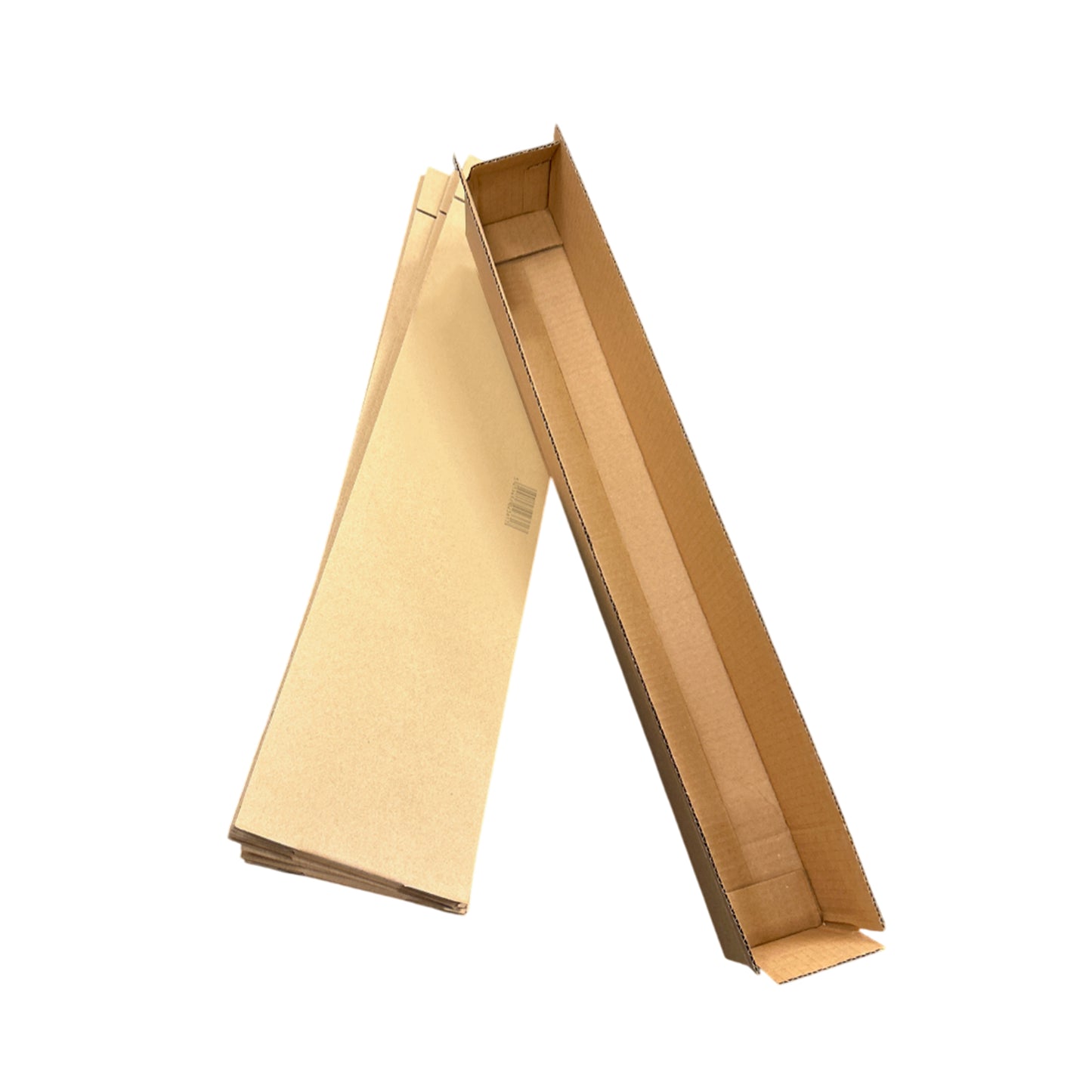 Pack of 50 Cardboard Packing Boxes 8x7x63cm — 3mm Corrugated Flute
