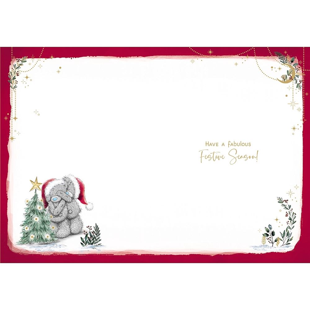 Bears And Xmas Tree With Star Special Friend Christmas Card