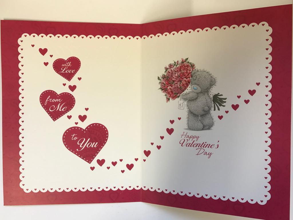 Someone Special Large Me to You Bear Valentine's Day Card