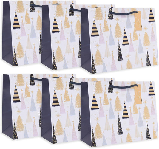 Camden Lux Design Multipack of 6 Large Gift Bags for Him/Her/Friend Christmas