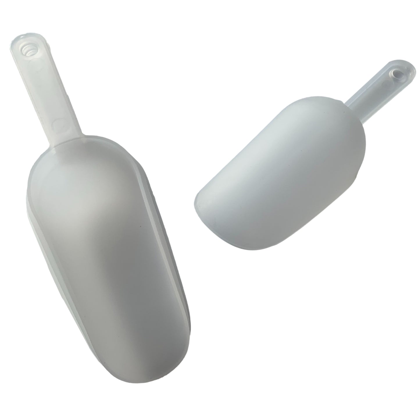 Pack of 60 Translucent Clear Candy Sweet Scoops 17cm