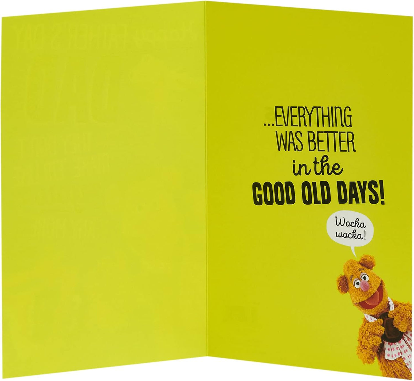 Disney The Muppets and Kermit Design Dad Father's Day Card