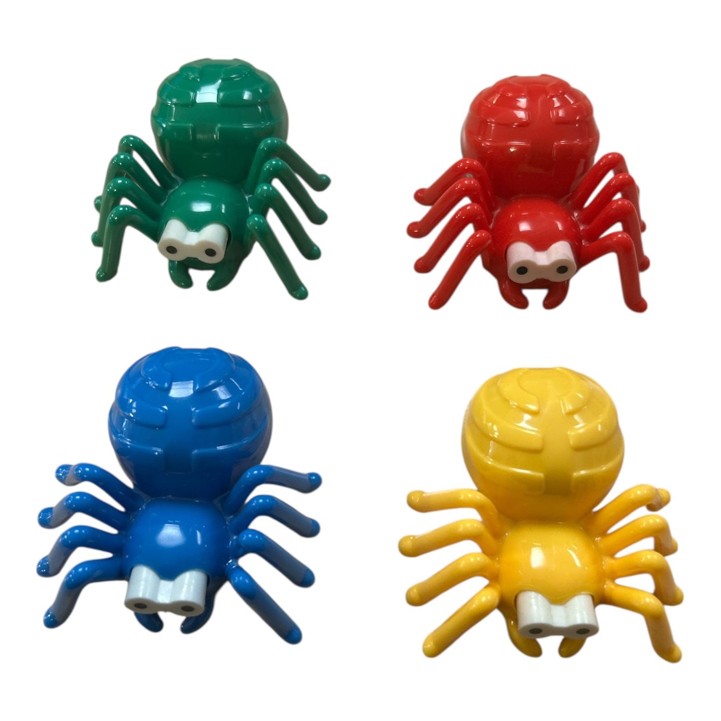 Pack of 12 Spider Shaped Pencil Sharpeners