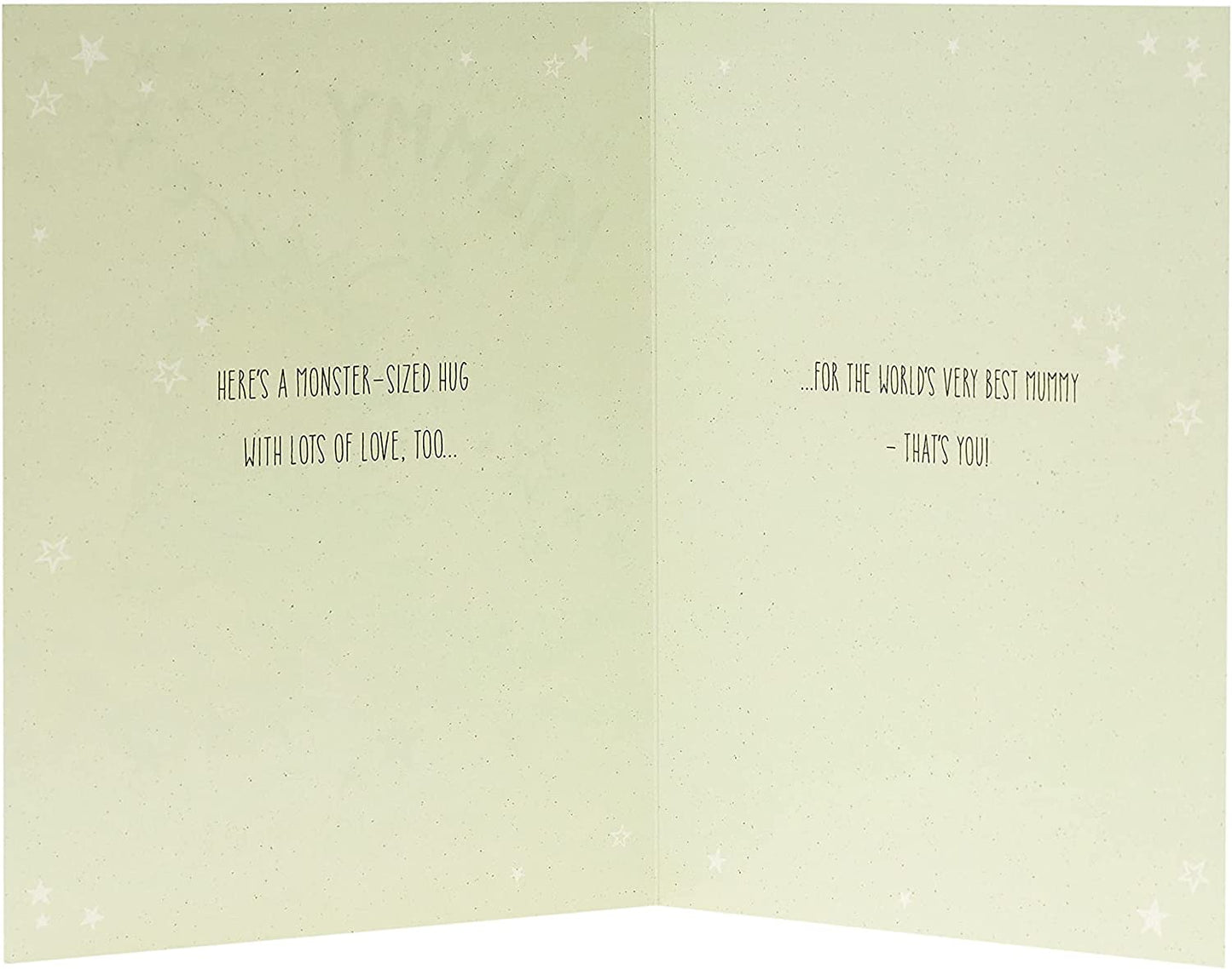 Cute Monster Design Mother's Day Card