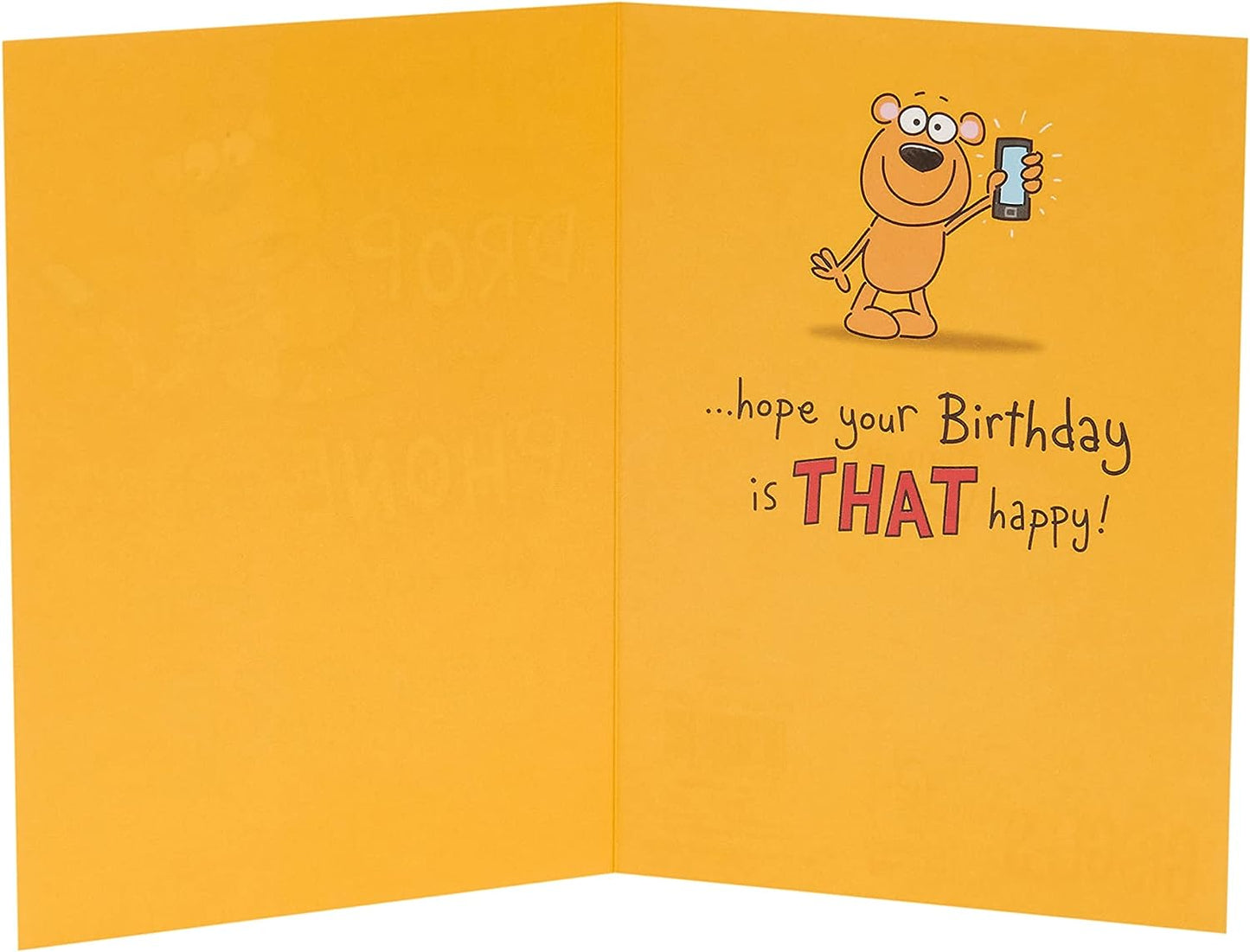 Classic Illustrated Funny Design Birthday Card