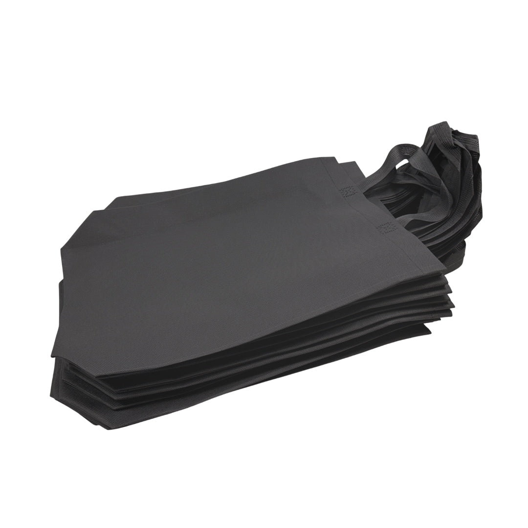 Pack of 50 Grey Coloured 30x38x10cm Non-Woven Bags with Handle