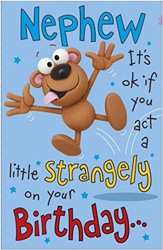 Hanson White Nephew Birthday Card...