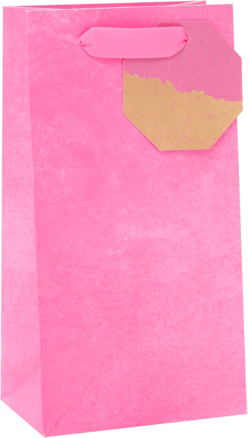 Pink Design Perfume/Half Bottle Gift Bag for Birthdays, Valentine's Day & Other Events