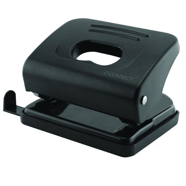 Q-Connect Medium Duty Black Hole Punch 20 Sheet 