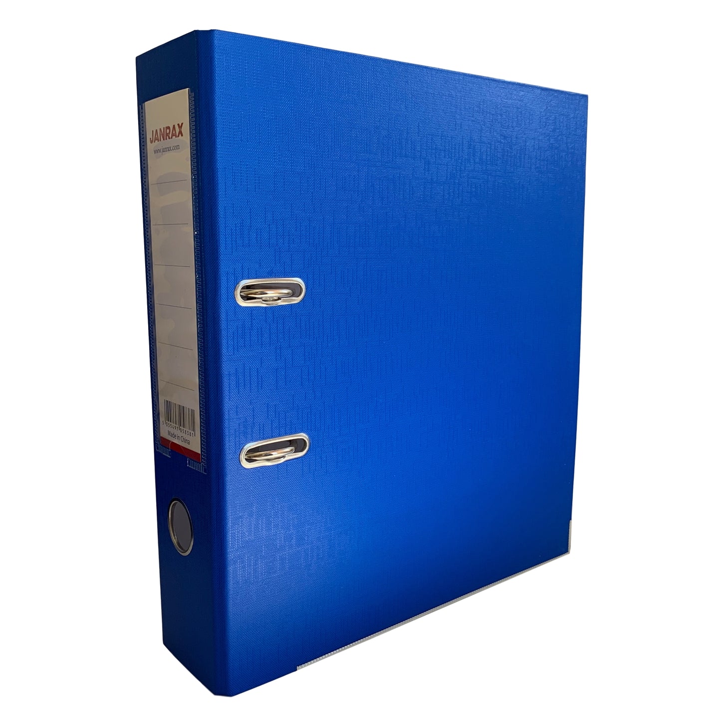 Pack of 3 A4 Blue Paperbacked Lever Arch Files by Janrax