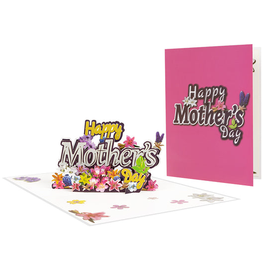 Love in Full Bloom Floral Butterfly 3D Pop Up Mother's Day Card