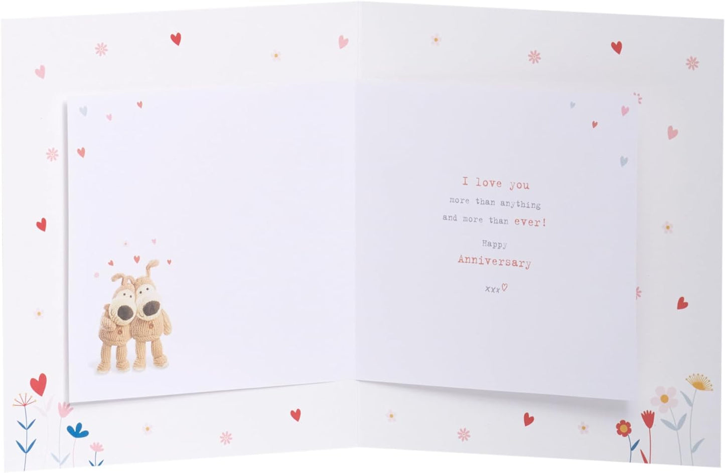 Boofle with Hear Gem Partner Anniversary Card