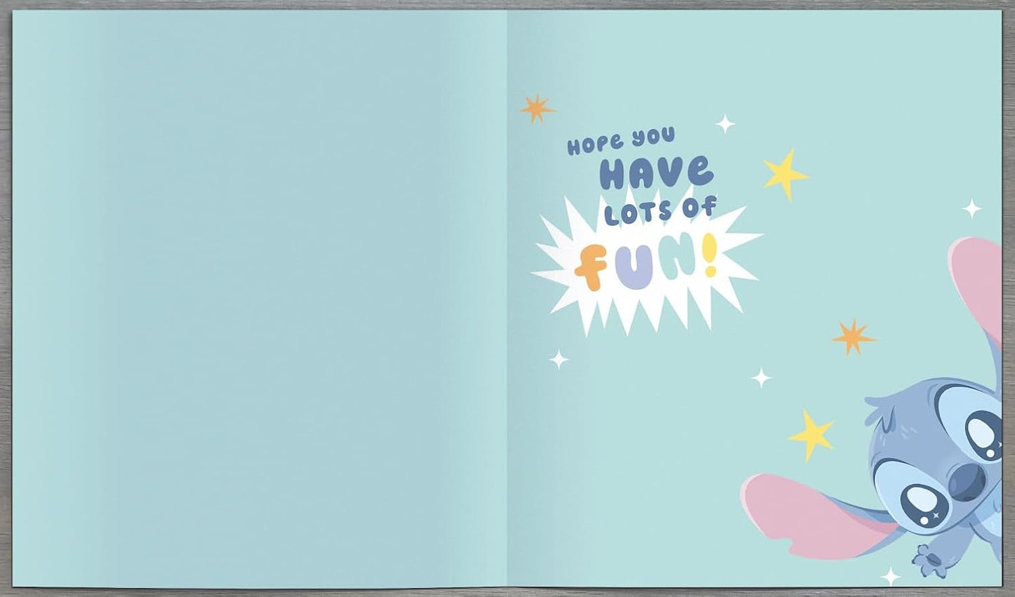 Unique Stitch Design for Girls 2nd Birthday Card