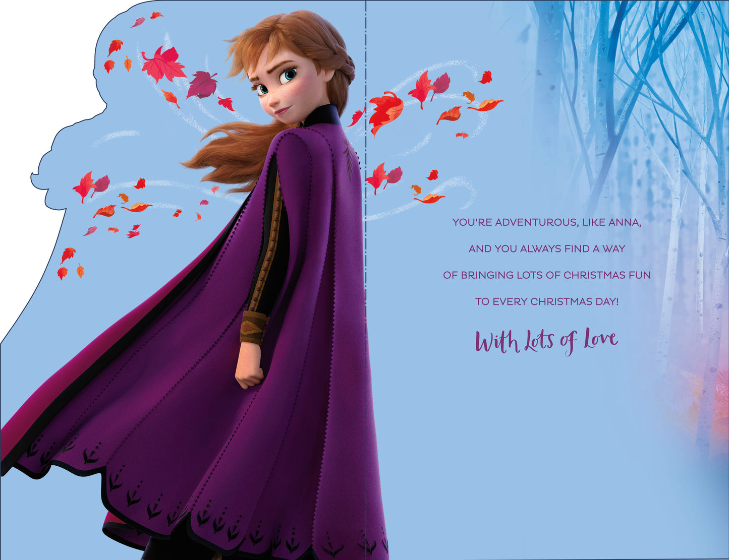  Lovely Niece Disney Frozen Christmas Card