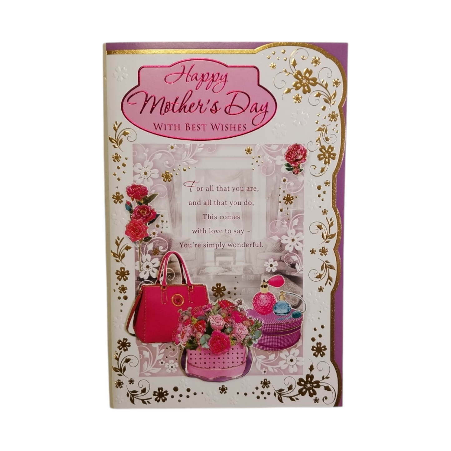 With Best Wishes Happy Mother's Day Card