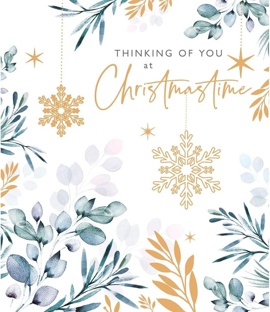 Elegant Design Thinking Of You Christmas Card