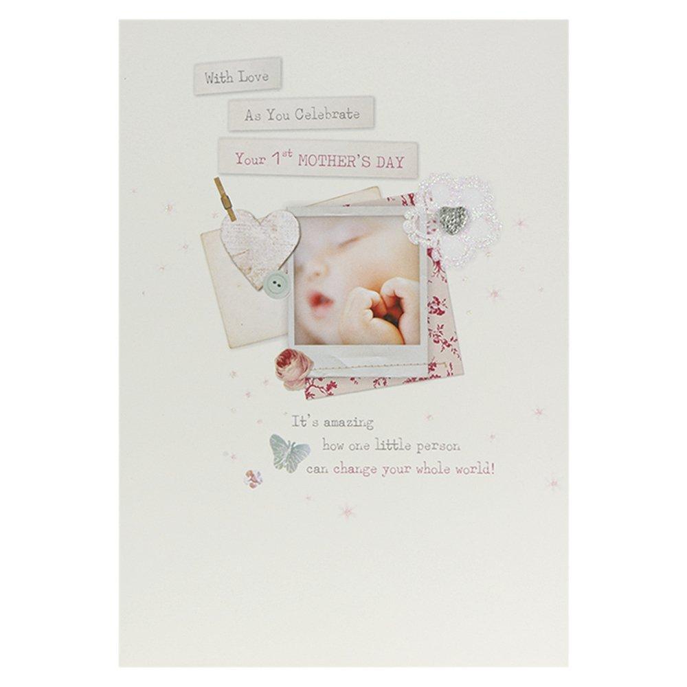 Hallmark 1st Mother's Day Card 'Photographic' Medium 