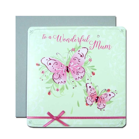 Butterflies Handmade Unique Mother's Day Greeting Card