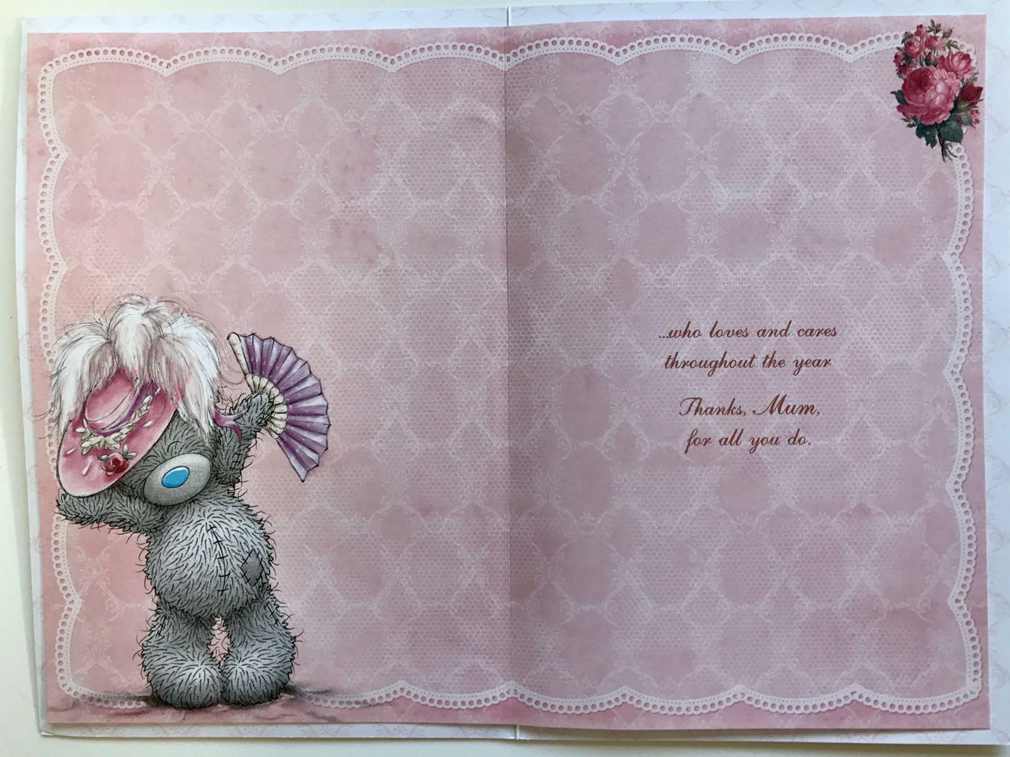 Special Mum Sweet Me to You Bear Fancy Hat Mother's Day Card