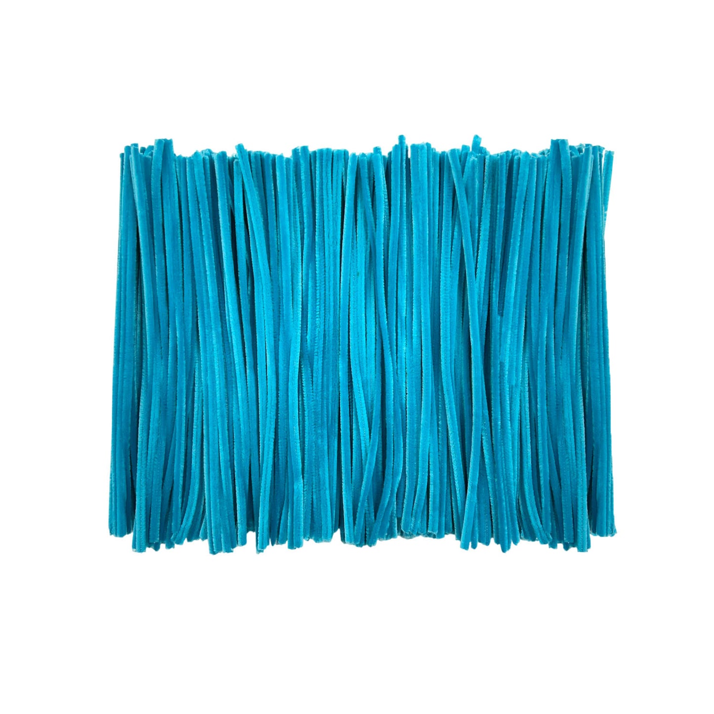 Pack of 250 Turquoise Coloured Pipe Cleaners 30cm x 6mm Craft Chenille Stems