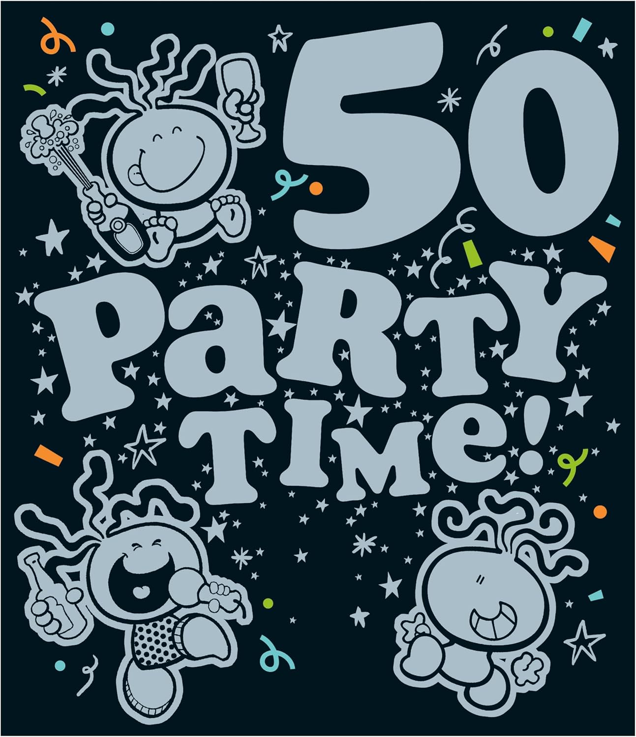 Party Time 50th Birthday Card