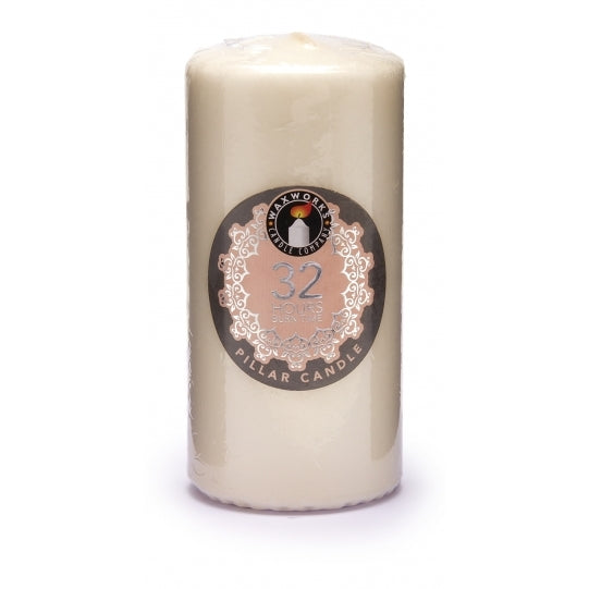 Waxworks Pillar Candle - 32 Hours Burn Time