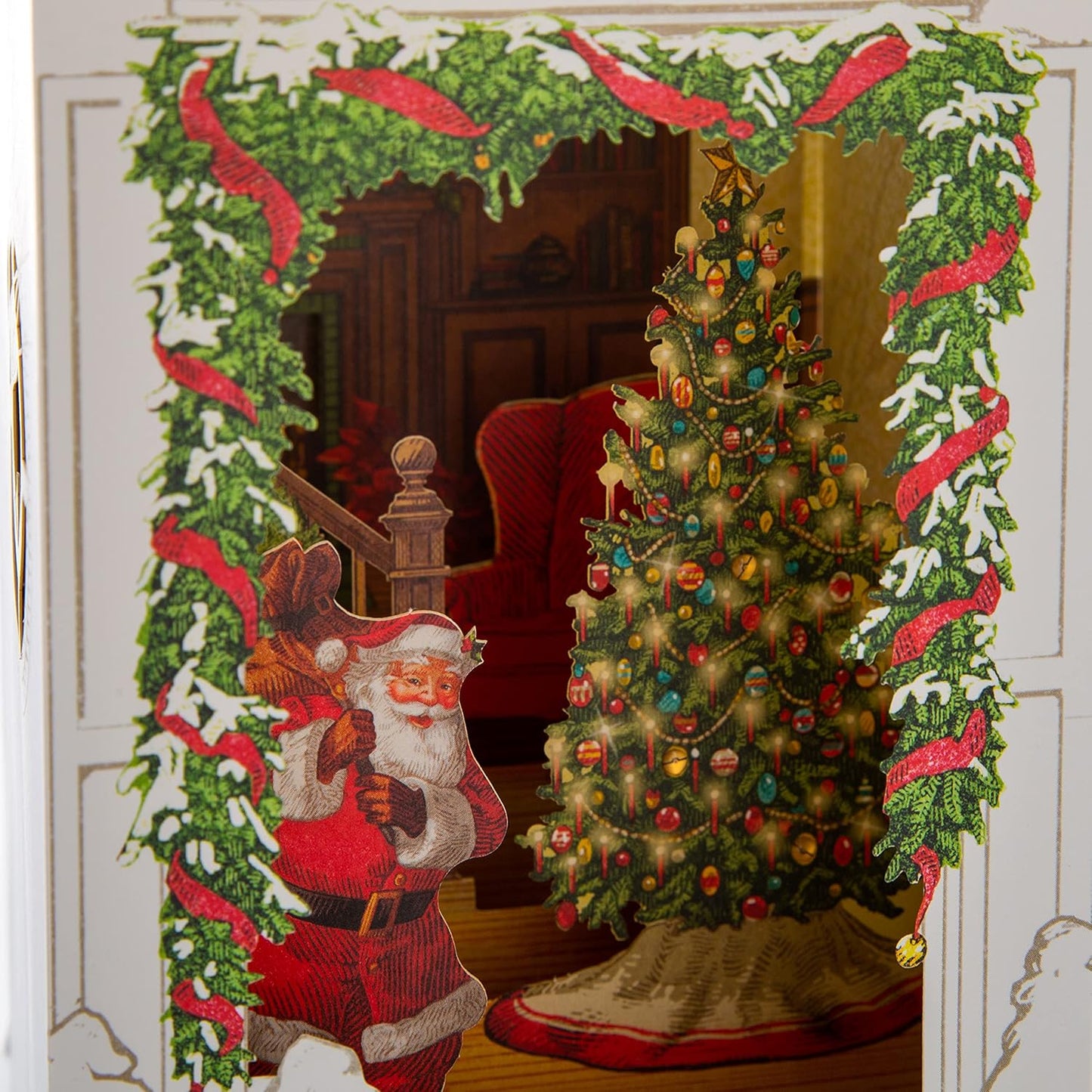 Spirit of Christmas Light Up & Music Design 3D and Pop Up Christmas Card