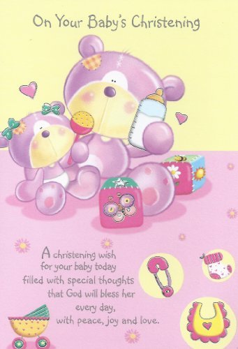 On Your Baby's Christening Greeting Card