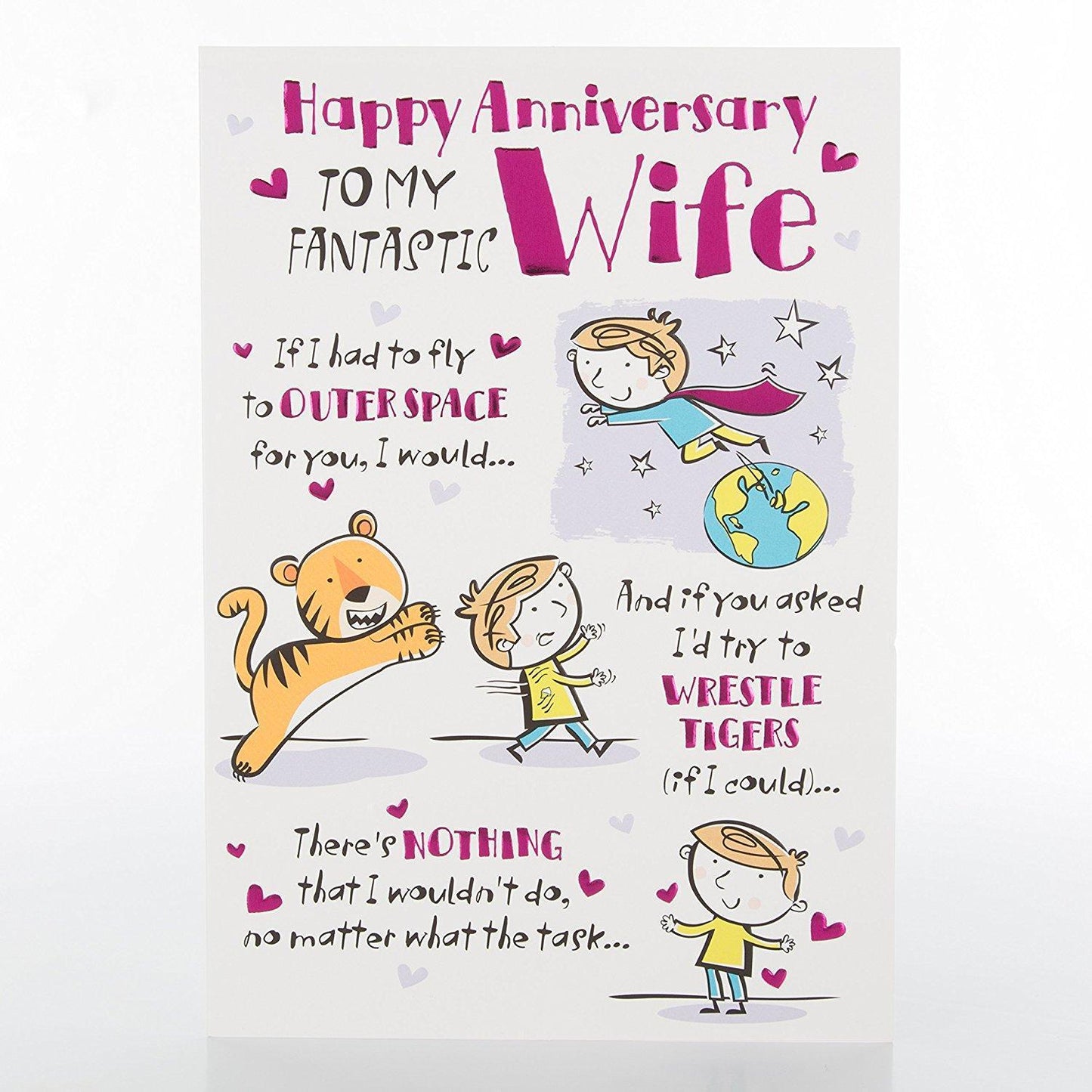Wife Anniversary Card "Loads of Love"