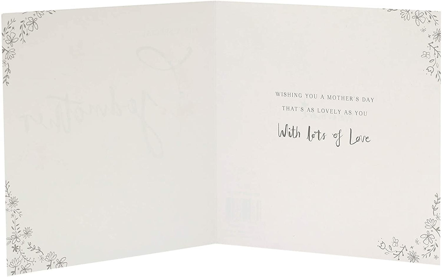 Special Godmother Florals & Gold Metallic lettering Mother's Day Card
