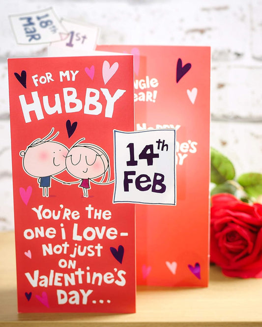 For My Husband Pop-Up Valentine's Day Card