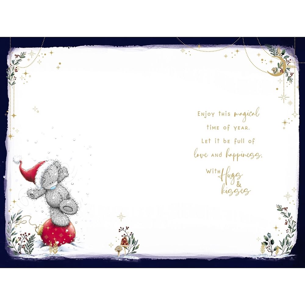 Bear And Bauble Great Grandson Christmas Card