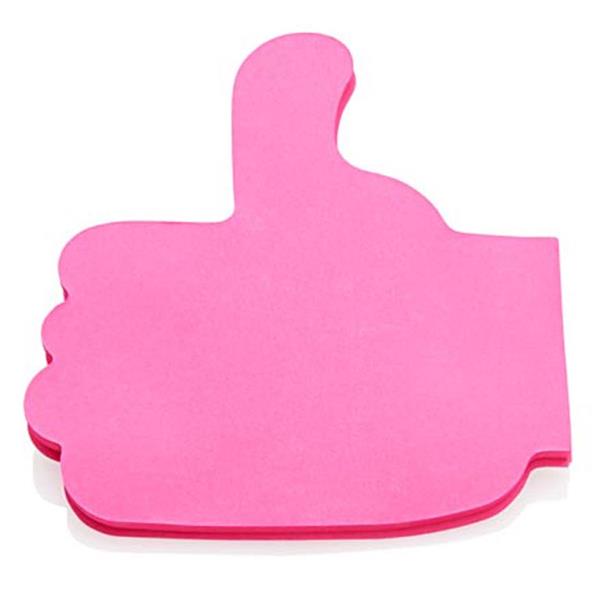 Pack of 100 Novelty Thumbs Up Flag Sticky Notes by Stik-ie
