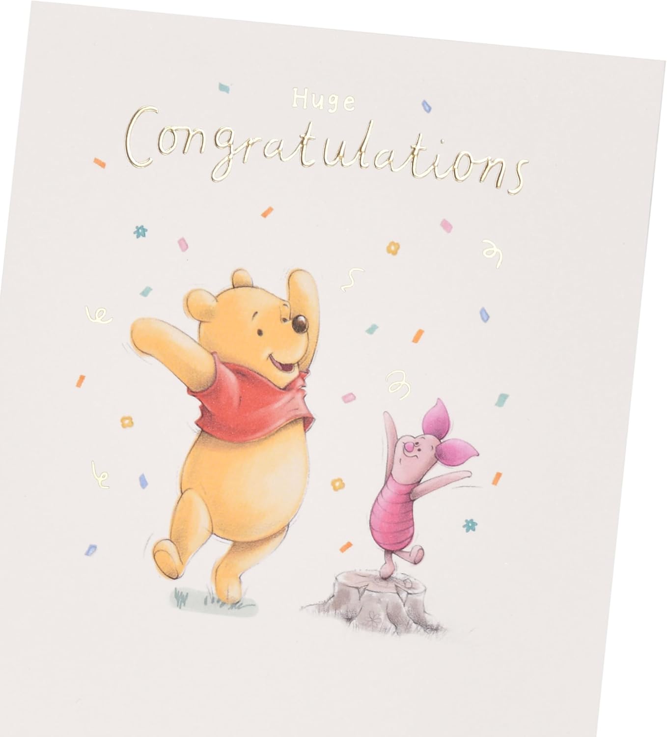 Winnie The Pooh Smallest Things Congratulations Card
