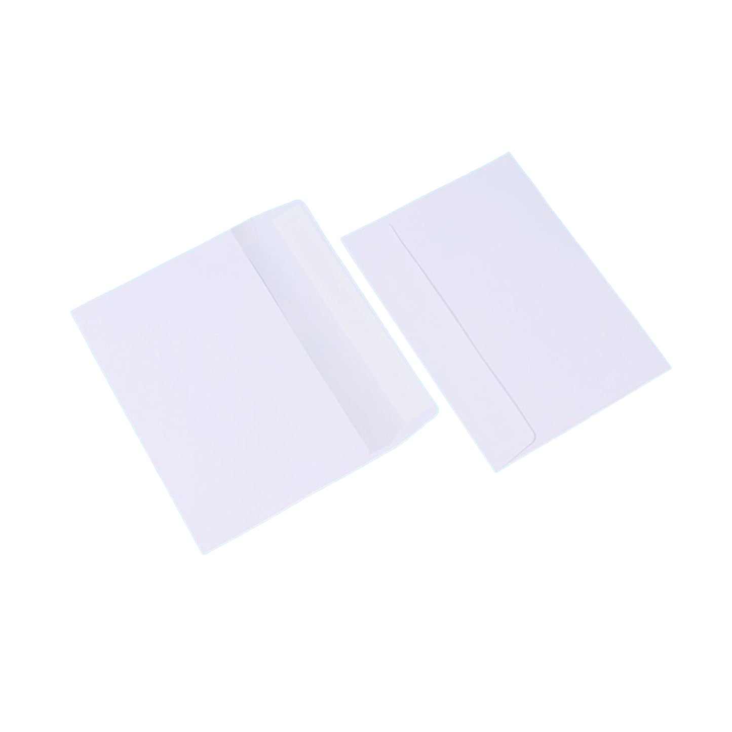 Pack of 25 White Plain Paper Self-Adhesive Mailing Envelopes 11.4 x 16.2cm