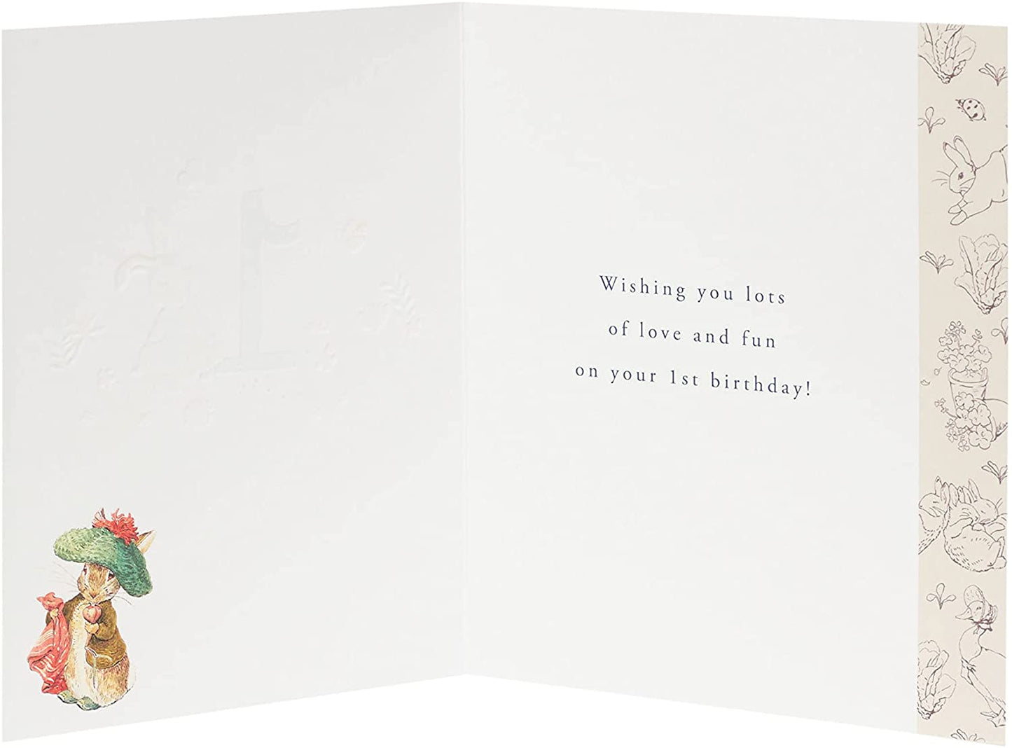 Peter Rabbit Age 1 Special Boy Birthday Card