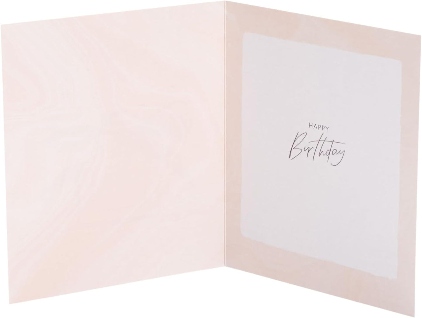 Gold Perfume Design Birthday Card