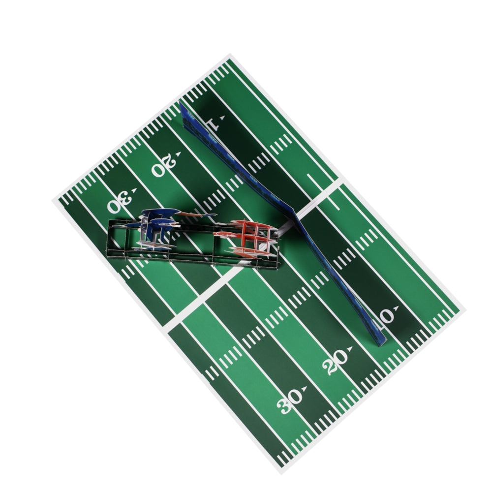 Football Players 3D Pop Up Greeting Card