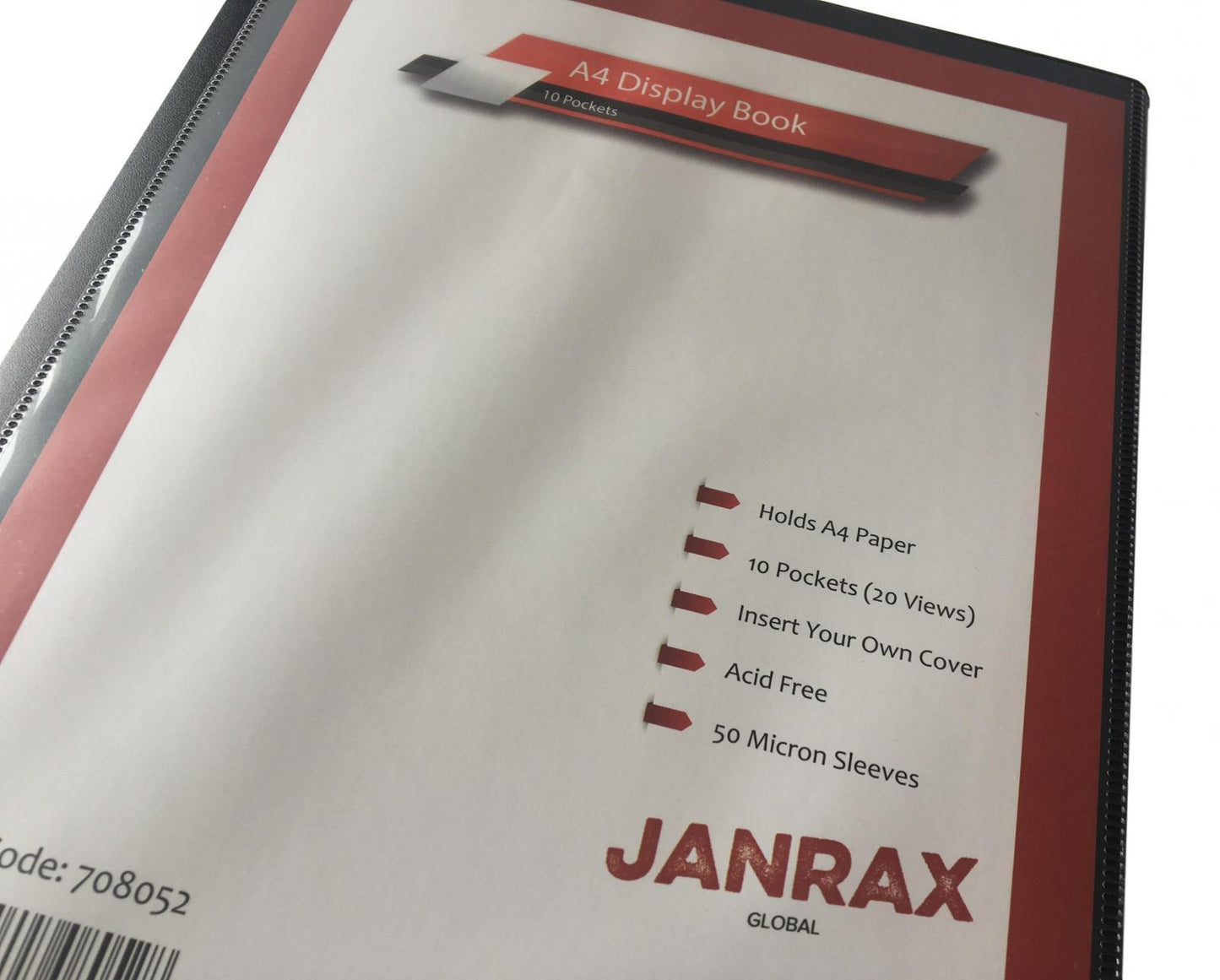Janrax A4 Display Book 10 Pockets (20 Views)