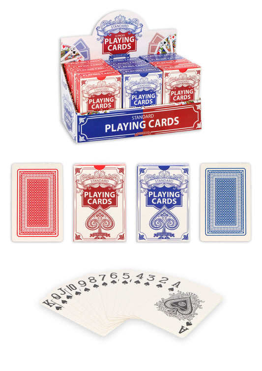 Pack of 12 Standard Playing Cards - Poker Bridge Entertainment Parties Clubs Casinos Tournaments