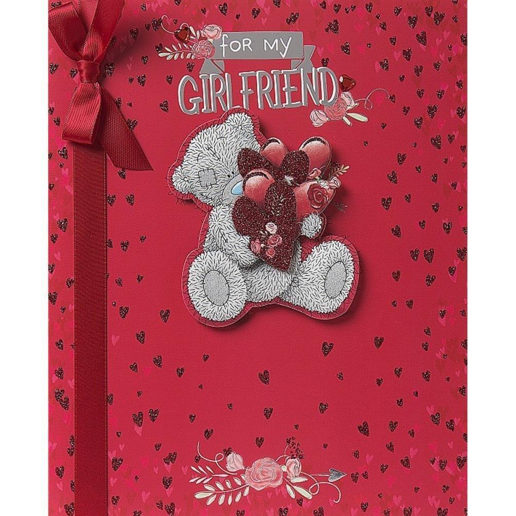 For my Girlfriend Me To You With Hearts Valentine's Day Card