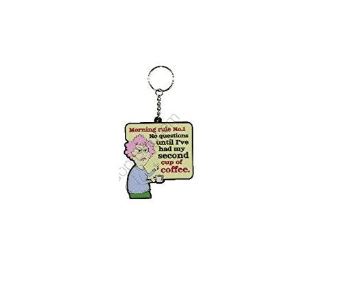 Aunty Acid 3D Rubber Keyring ! Morning Rule No 1 {DNL EBAY}