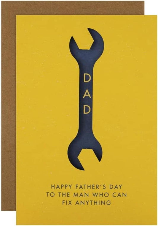 Dad Can Fix Anything Design Father's Day Card