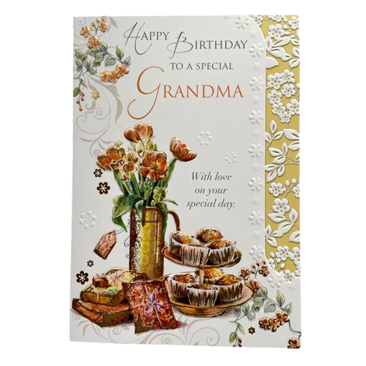 Grandma Celebrity Styled Birthday Card