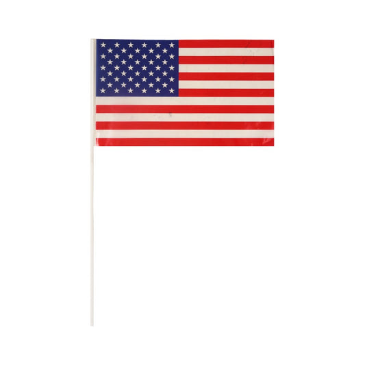 USA Pvc Hand Flag with 40cm Stick