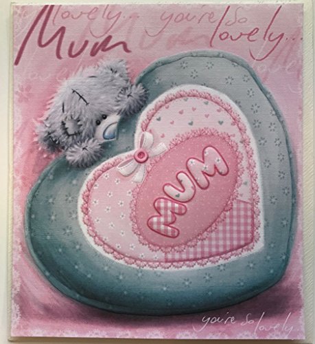 Lovely Mum Softly Drawn Me to You Bear Mother's Day Card