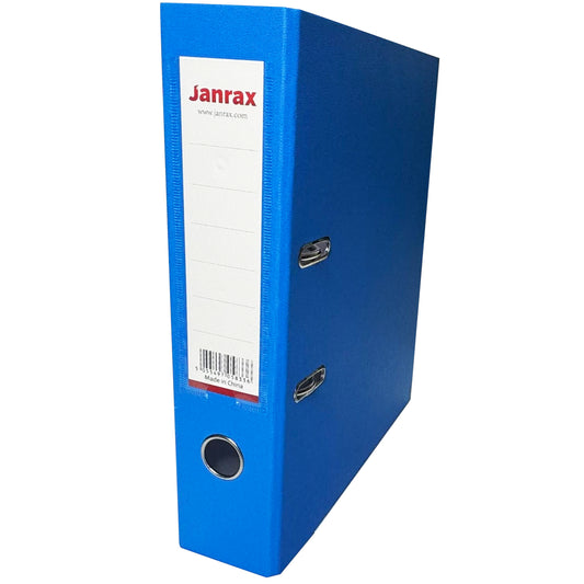 A4 Light Blue Paperbacked Lever Arch File by Janrax