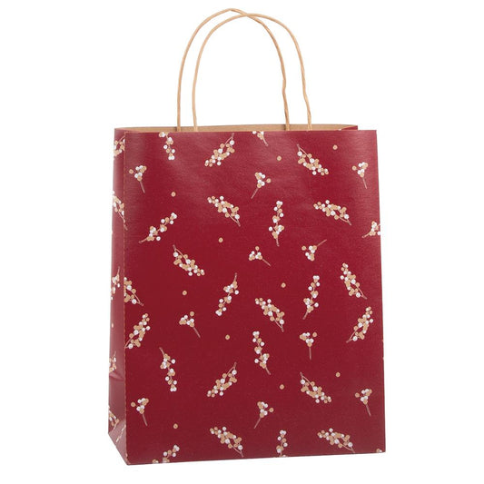 Eco Nat Redberry Medium Christmas Gift Bag